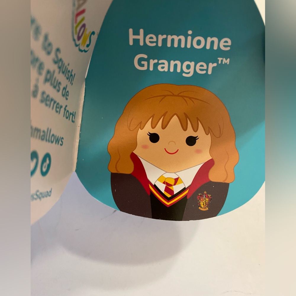 Squishmallows (Hermione Granger) Harry Potter Plush Toy - Picture 2 of 2
